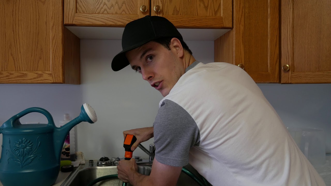 How To Connect A Water Hose To Your Sink Faucet - Indoor Watering
