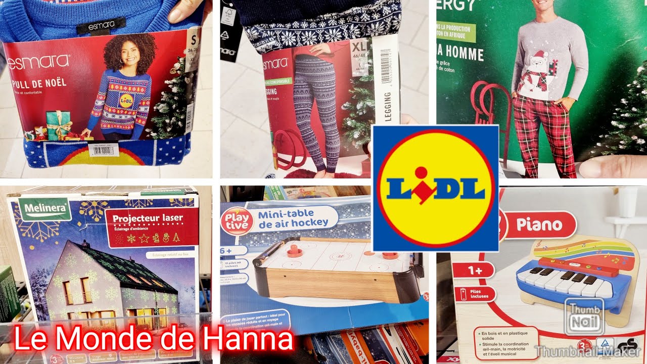 LIDL FRANCE ARRIVAGE 28-11 NOUVEAUTÉS 😍🎄