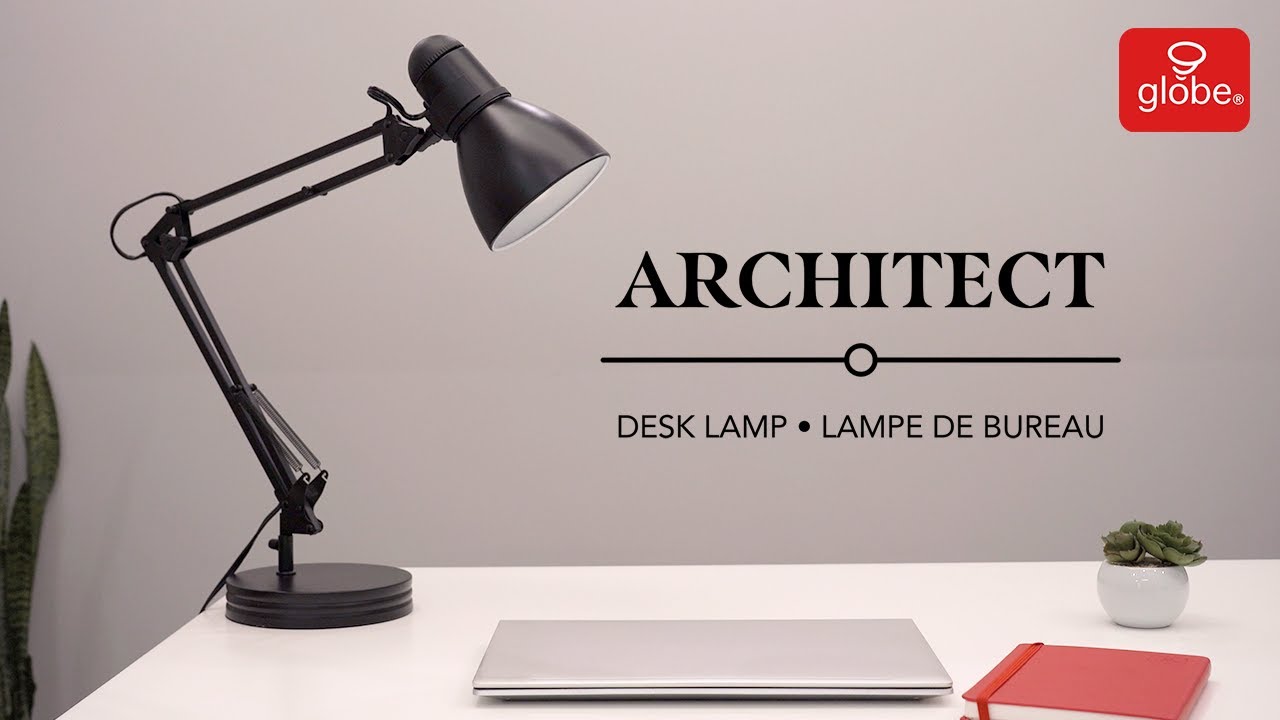 Architect Desk Lamp - Matte Black | Globe Electric
