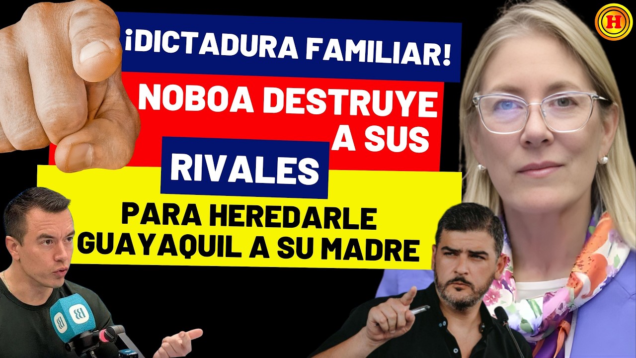 ¡PLAN MAESTRO REVELADO! 🚨 Noboa saca a Aquiles para poner a SU MADRE en la Alcaldía