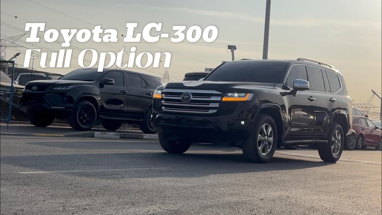 2022 Toyota Land Cruiser LC300 Black - Full Interior and Exterior Walkaround