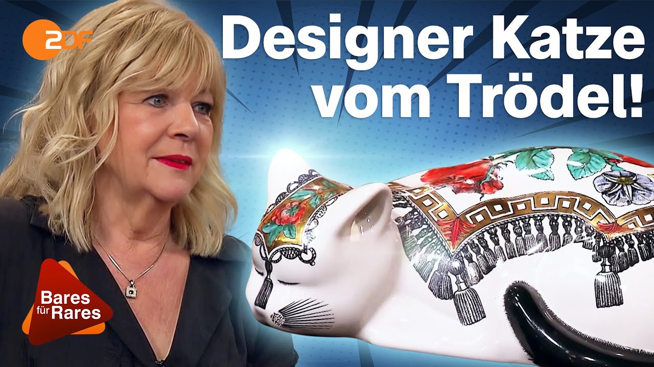 Fornasetti Katze: Keramikfigur des italienischen Ateliers sucht Spielkamerad*in | Bares für Rares