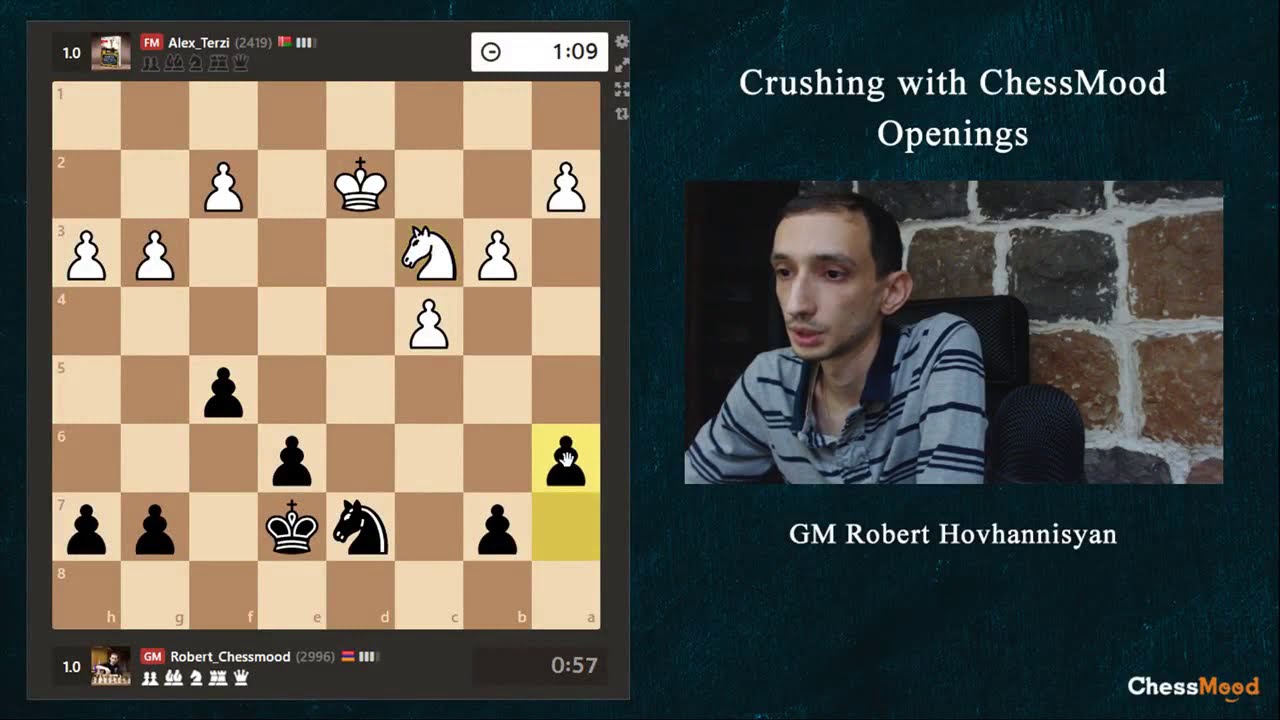 GM Robert Hovhannisyan is playing and commenting 