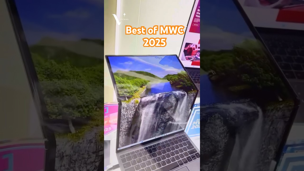 Lenovo foldable laptop - Best of MWC 2025!! #laptop #mwc2025