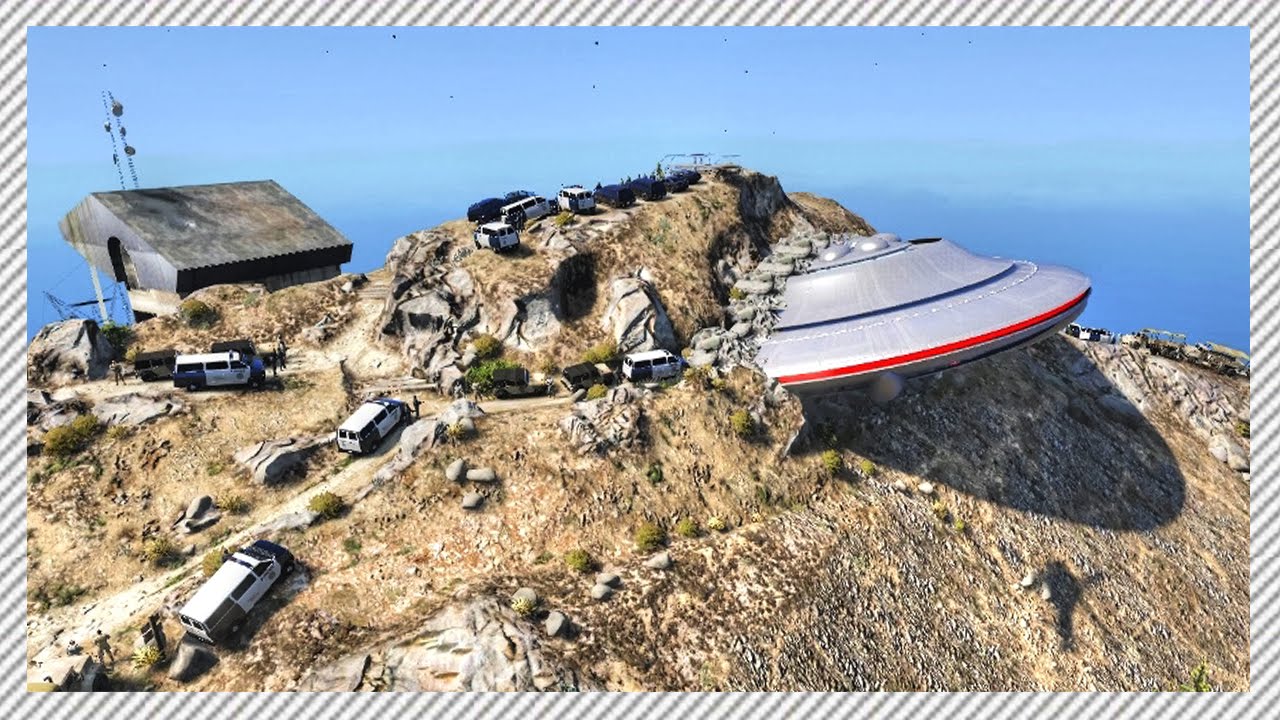 BIG UFO CRASHES IN MOUNTAIN!!