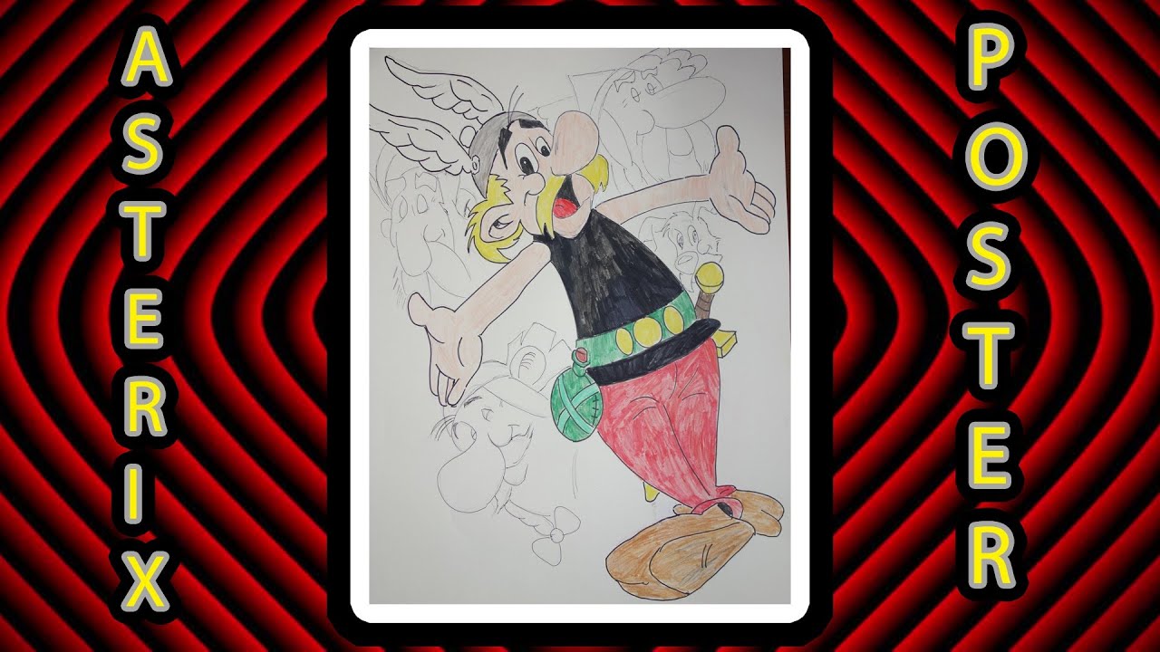 Drawing an Asterix Poster