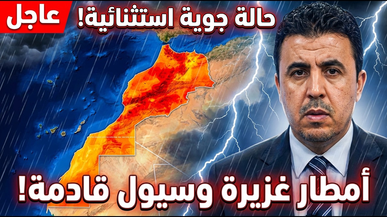 نشرة إنذارية مرعبة! ثلوج، رياح عاتية، وفيضانات قادمة للمغرب.. لا تخرج قبل مشاهدة هذا! 🚨