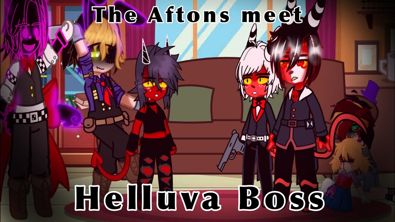 The Aftons meet Helluva Boss|| original twist|| FNAF x Helluva Boss crossover|| •green olive•