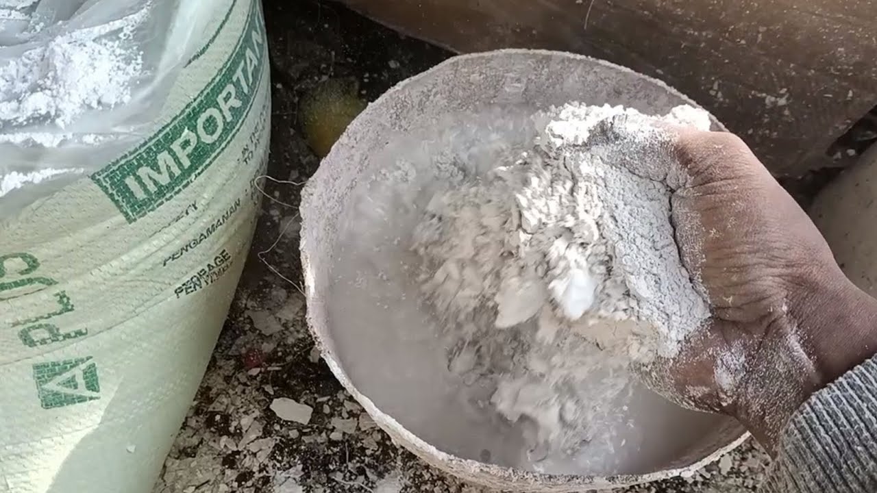 tips membuat adonan Lis Gypsum  supaya cepat kering