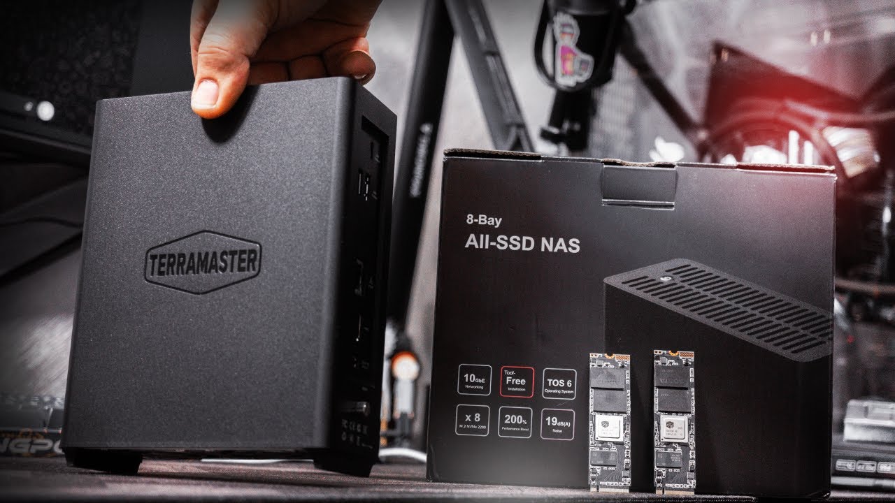 TERRAMASTER F8 SSD PLUS - Самый скоростной NAS сервер на SSD