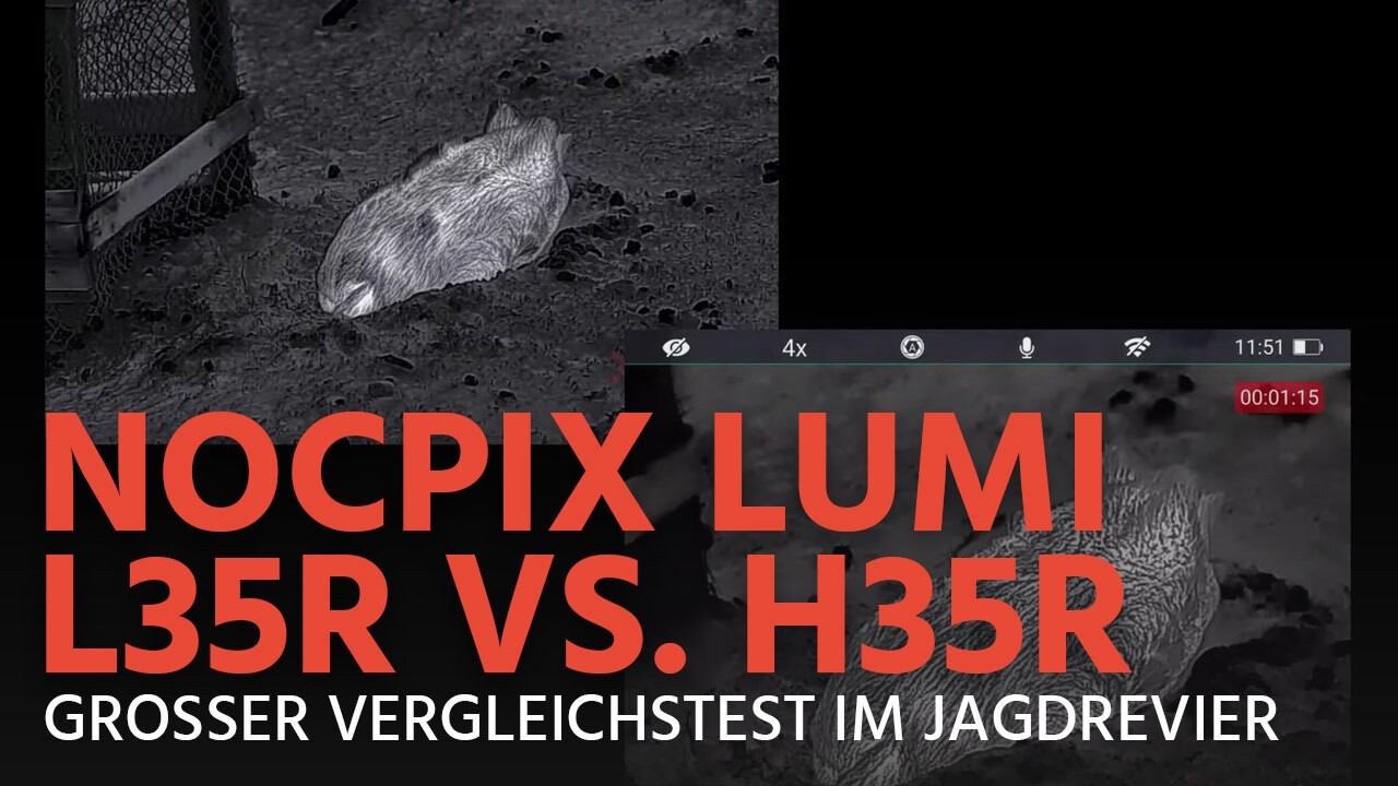 Nocpix Lumi L35R vs. H35R Wärmebildhandgeräte in Kompaktform - Großer Vergleichstest im Jagdrevier