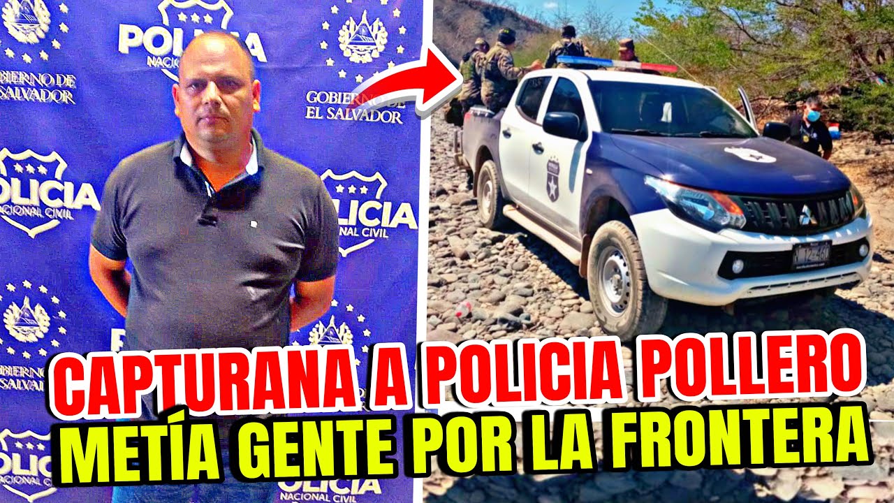 POLICIA COYOTE  FUE SORPRENDIDO POR SUS COMPAÑEROS METIENDO INMIGRANTES EN PLENA FRONTERA 