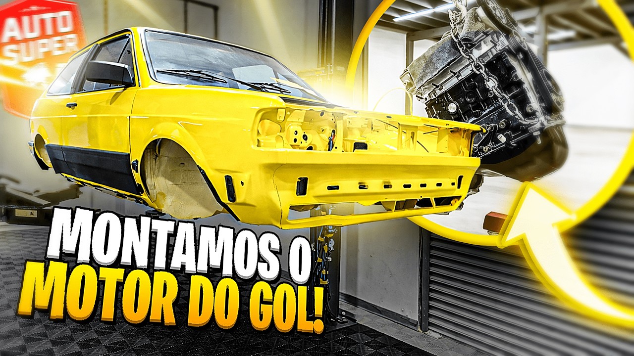VAI LIXAR ATÉ DE 4ª MARCHA? 😳🔥 MONTAMOS O MOTOR DO GOL DA @AutosuperBr!