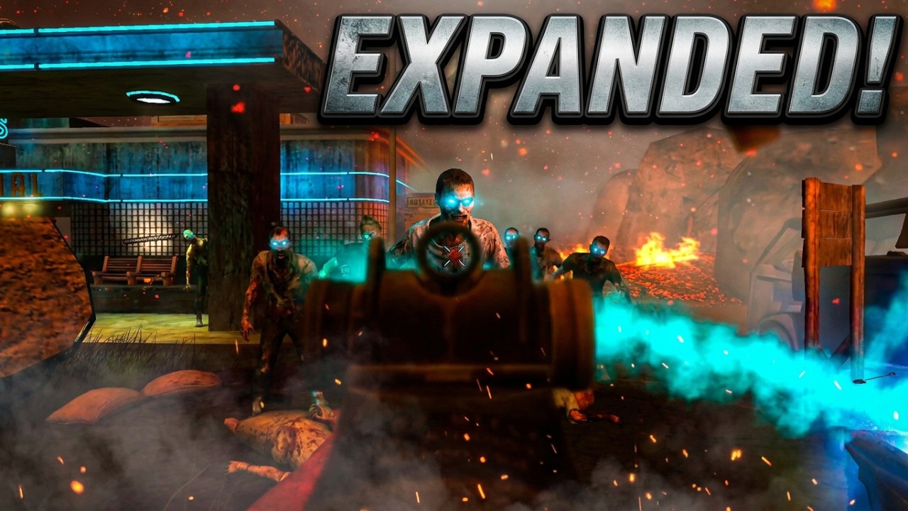 Bus Depot Zombies Remake | Expanded BO2 Map in WAW Custom Zombies [No Commentary]