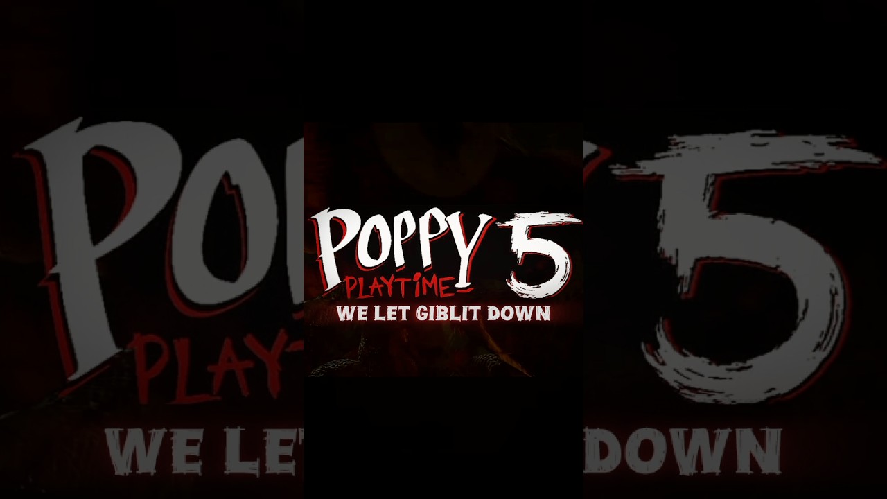 We let Giblit down 🥺😭 EDIT🔥 #subscribe #poppyplaytime#gamingshorts #sadedits #huggywuggy #support