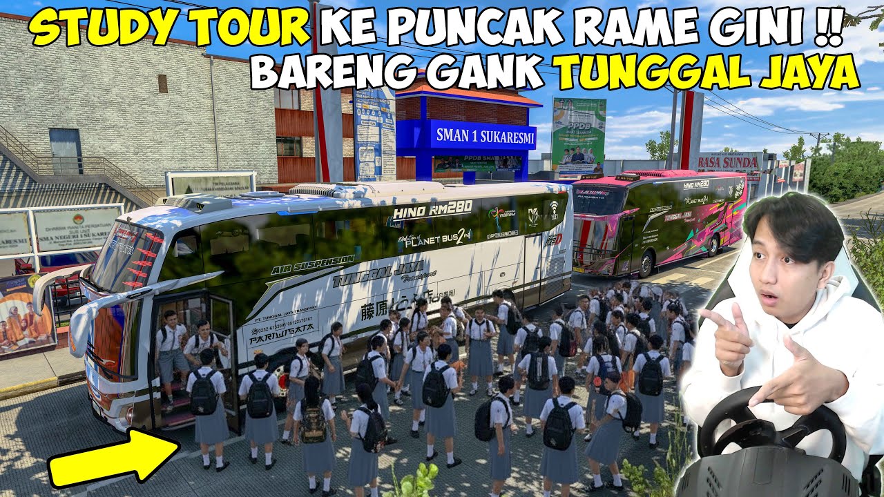 STUDYTOUR JADI RAME GARA GARA BARENG ROMBONGAN TUNGGAL JAYA TRIP PUNCAK BOGOR !!