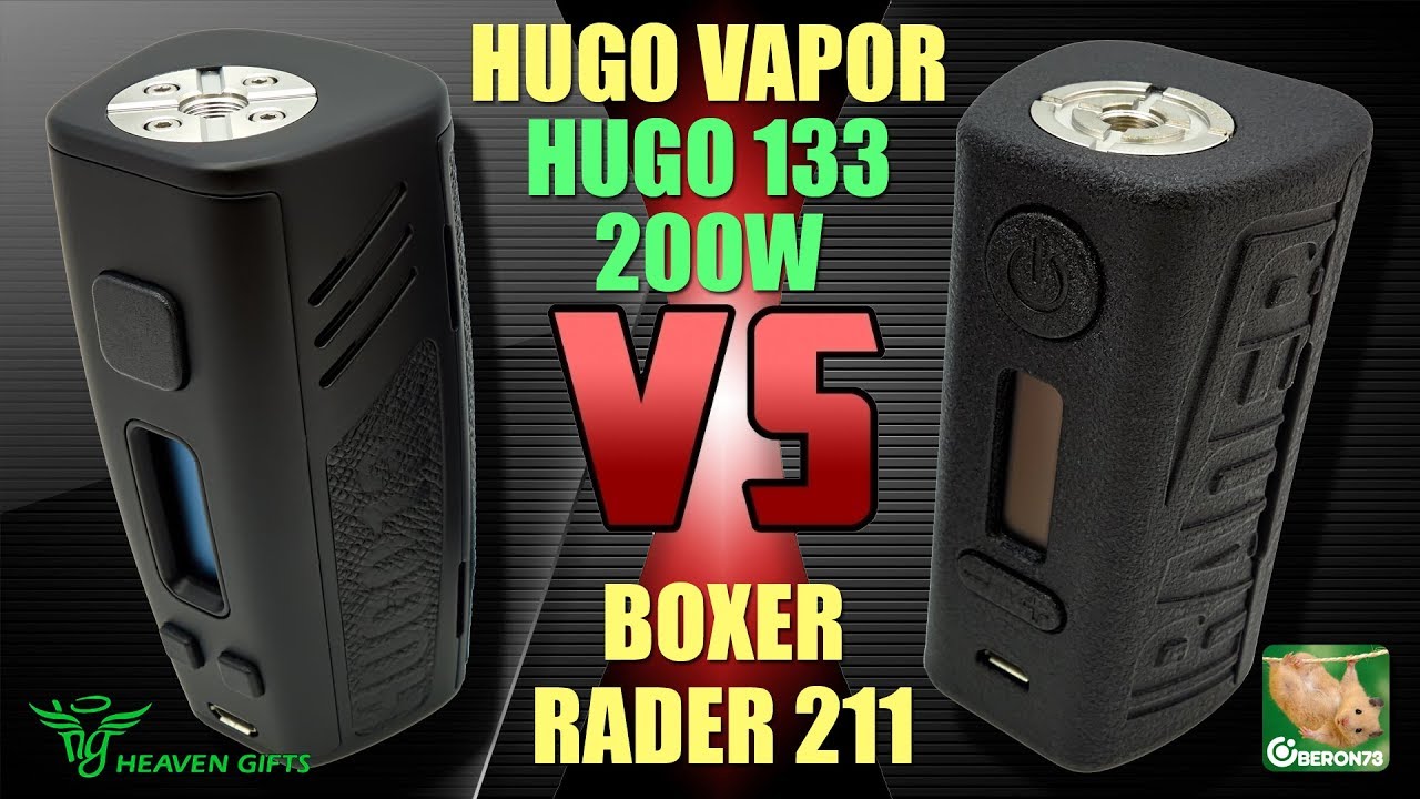 HUGO VAPOR BOXER RADER GT211 vs HUGO133 200W