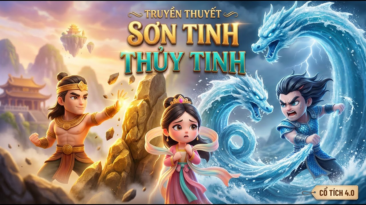 Sơn Tinh Thủy Tinh | Đại Chiến Thần Thoại Giữa Núi Và Nước | Hoạt Hình Cổ Tích Việt Nam 3D