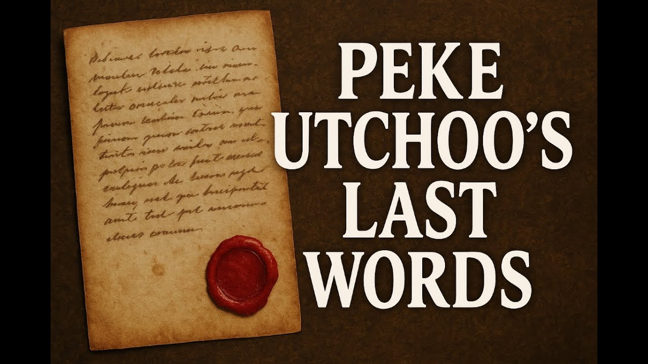 Peke Utchoo’s Last Words