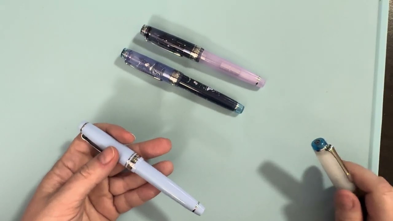 New Pen Day! Unboxing Nagasawa Rokko Island Sky