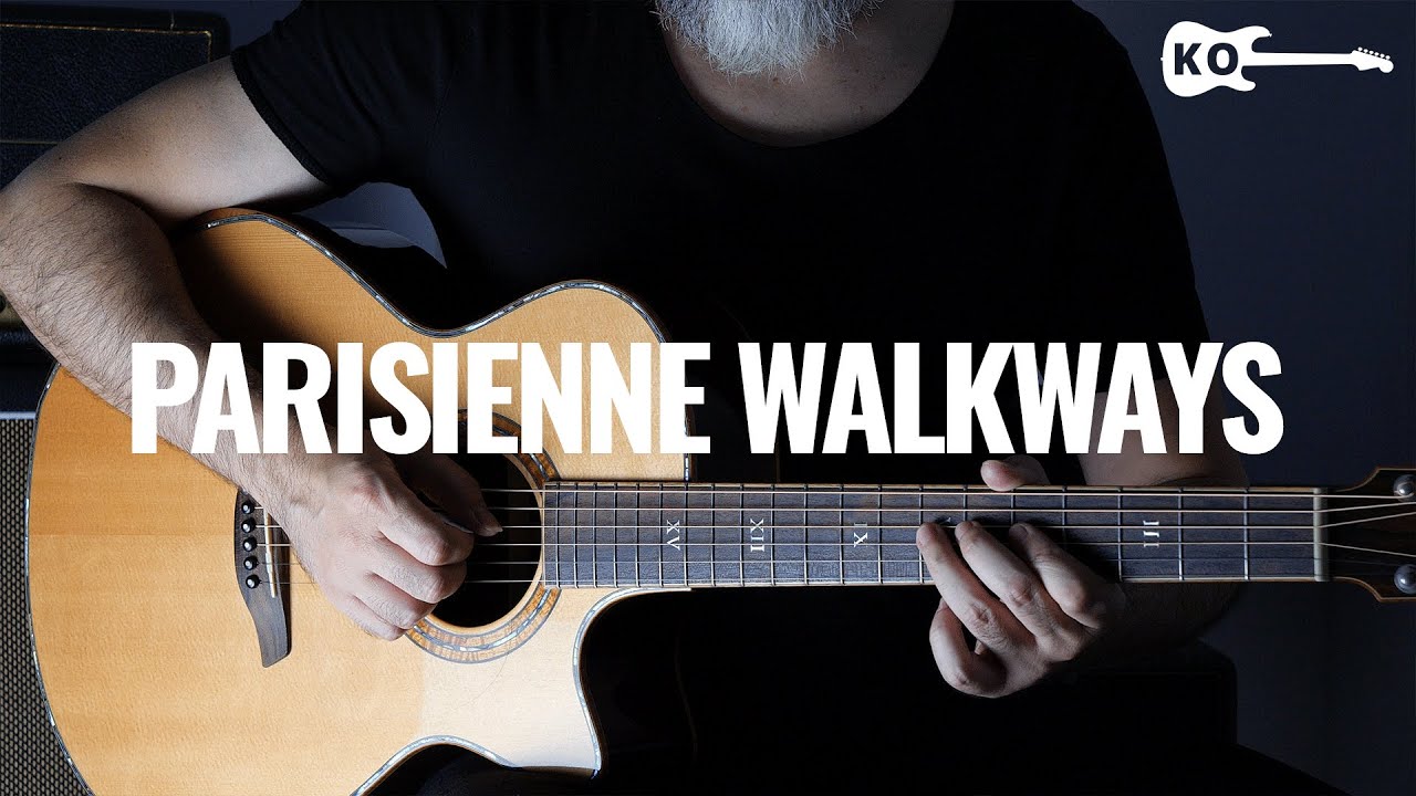 Gary Moore - Parisienne Walkways - Acoustic Guitar Cover by Kfir Ochaion