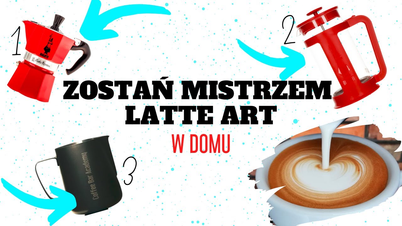 Jak wykonać latte art w domu? Kawiarka i French Press Bialetti