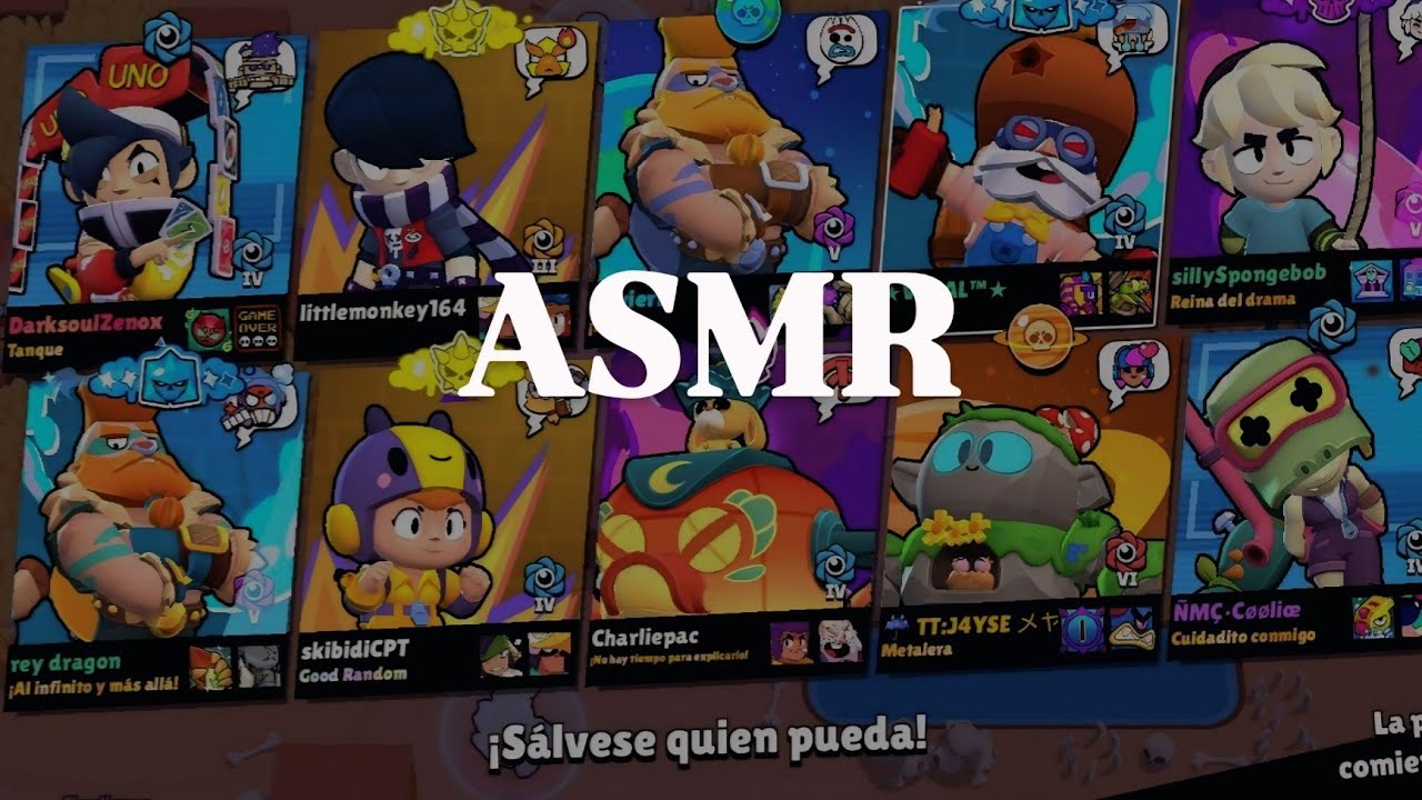 DUERME mientras juego BRAWL STARS| ASMR
