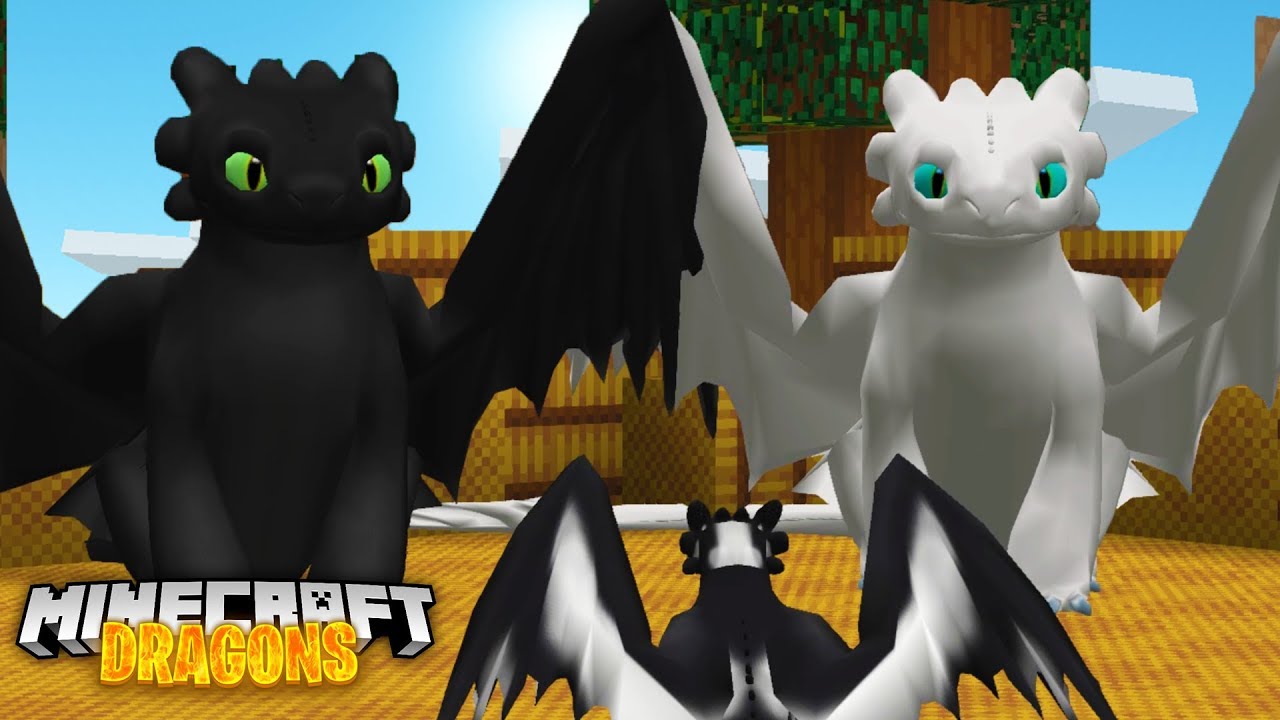 The NIGHTFURY FAMILY need OUR HELP! - Minecraft Dragons