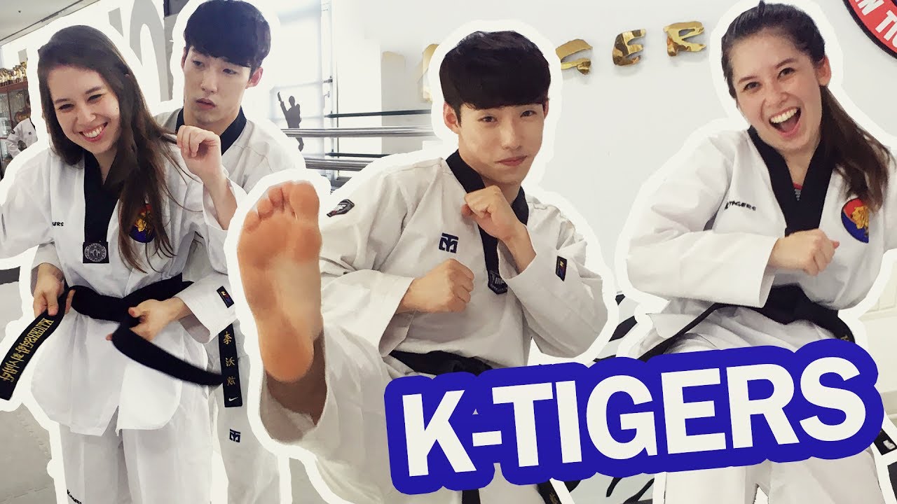 APRENDENDO TAEKWONDO COM K-TIGERS | Learning Taekwondo with K-Tigers #KoreaJoa2017