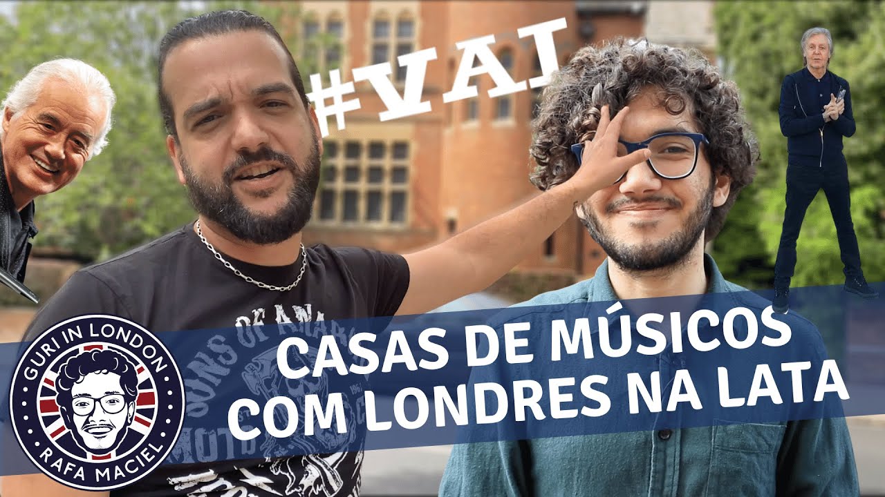 Casas de músicos em Londres | com Londres na Lata 🤟🏻🎸