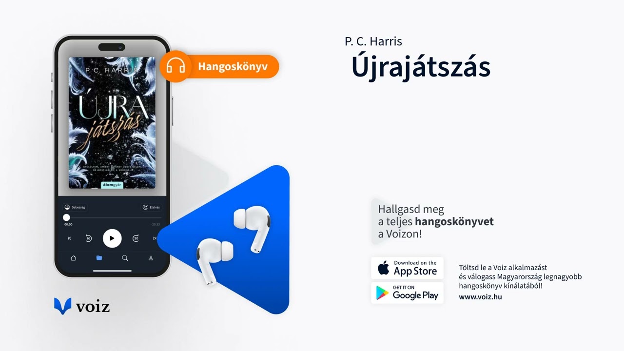 Újrajátszás - P. C. Harris - VOIZ hangoskönyv