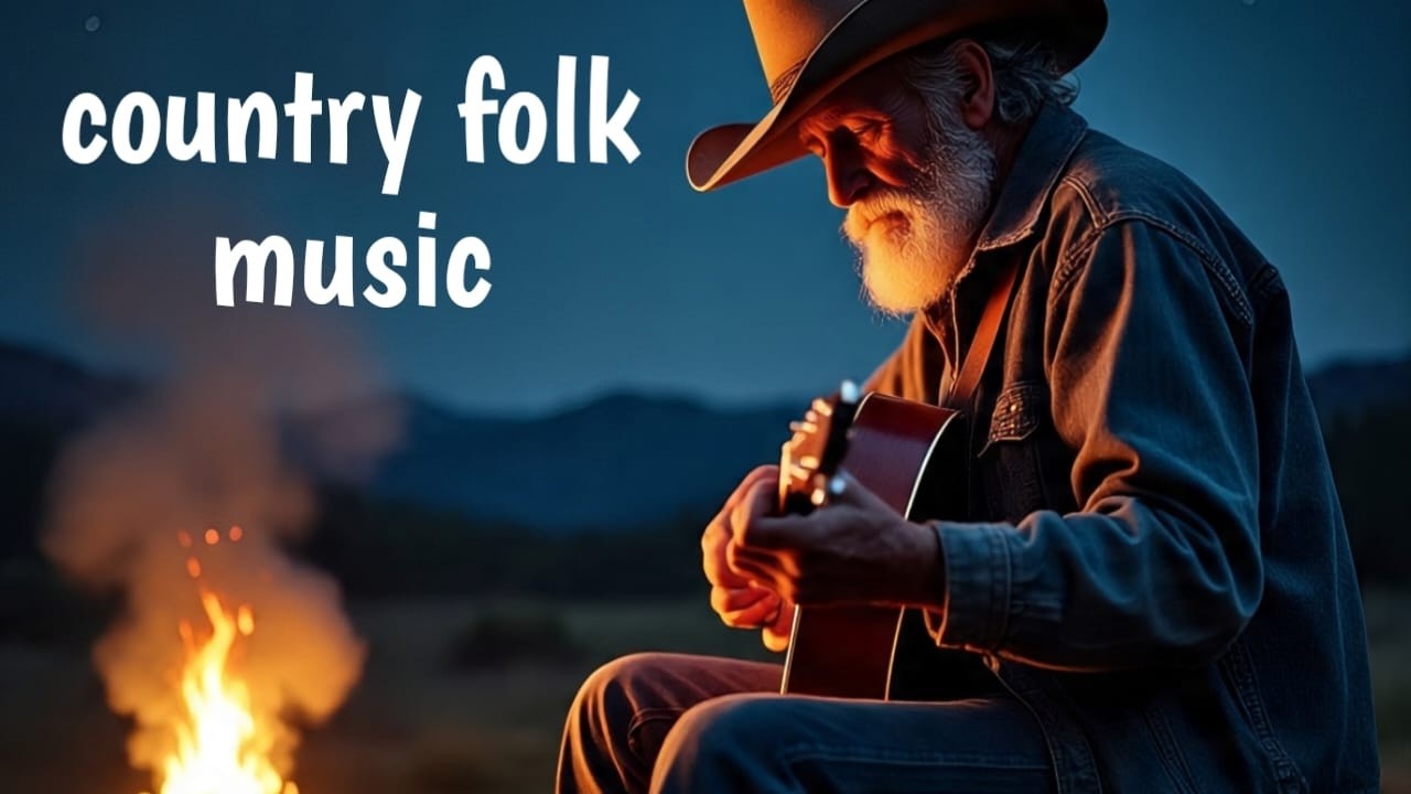🔴 Live Country Folk Music  | Calm Cowboy Music for Relaxation