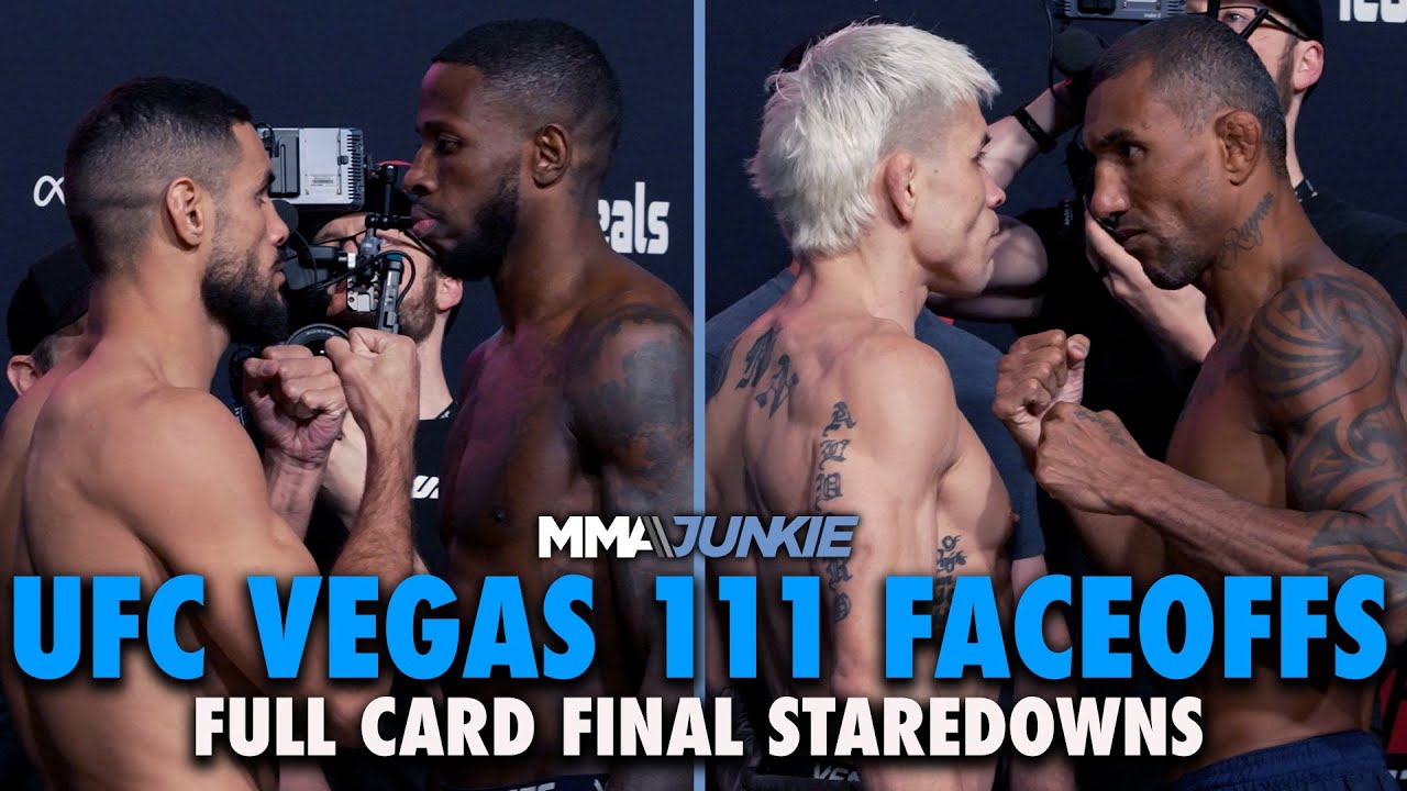 UFC Vegas 111 full card final faceoffs: Bonfim vs. Brown | UFC Fight Night 264