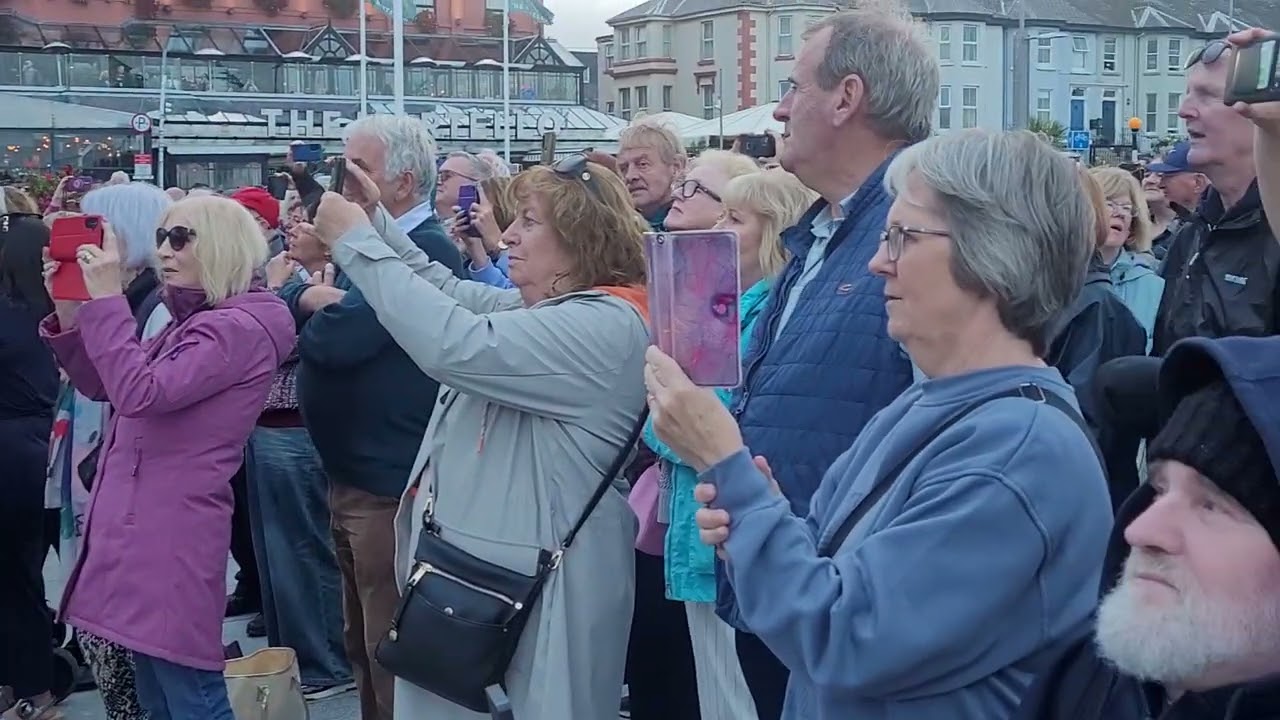 Summer in Dublin, Bagatelle, Bray seafront 7/9/25. Bench launch