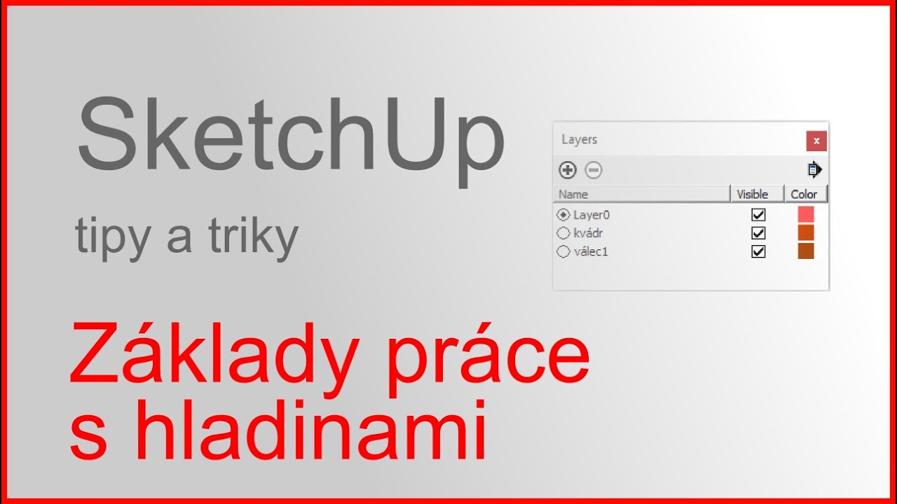 Tipy a triky - základy práce s hladinami