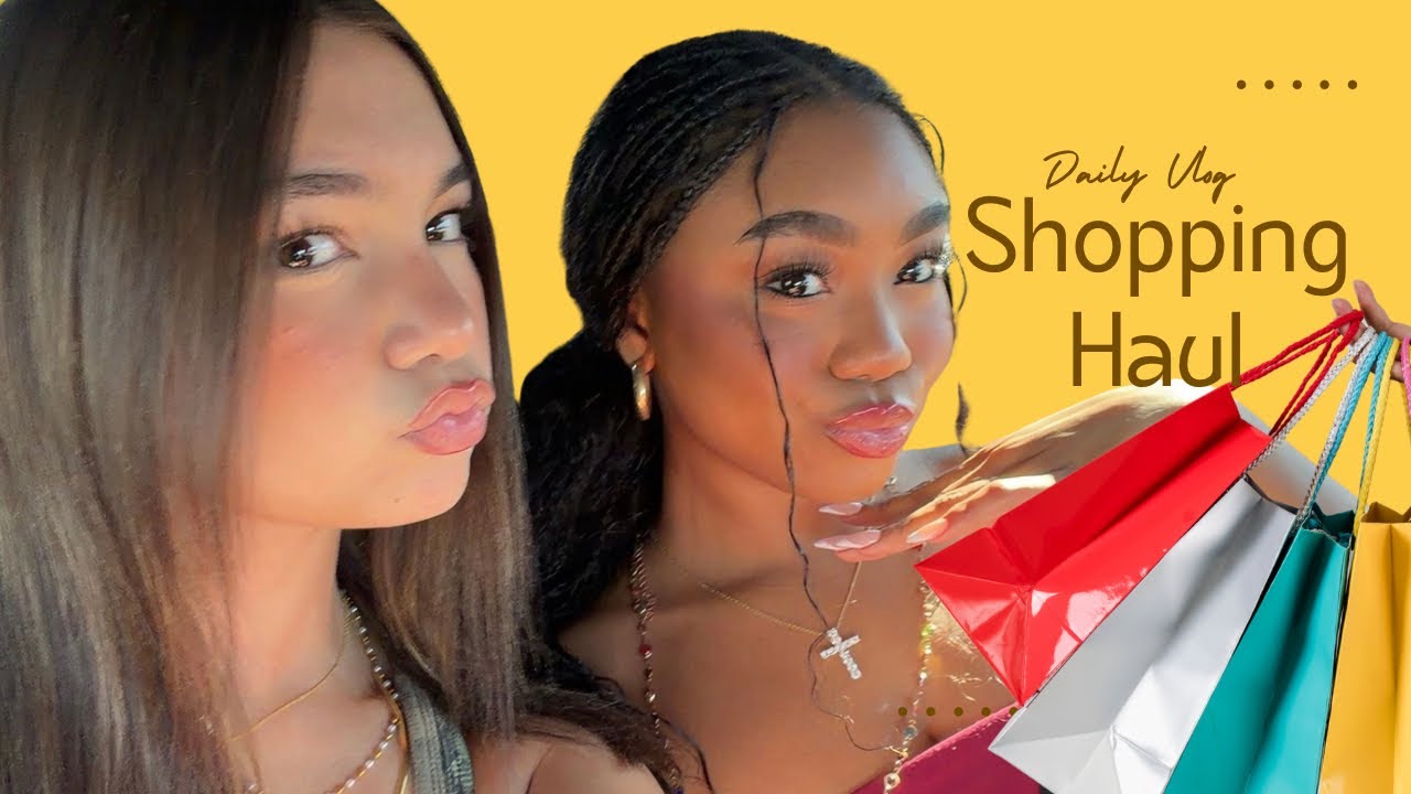 Shopping haul…Garage, Pacsun, Tilly’s w/ @Imreeseherron 🛍️ 