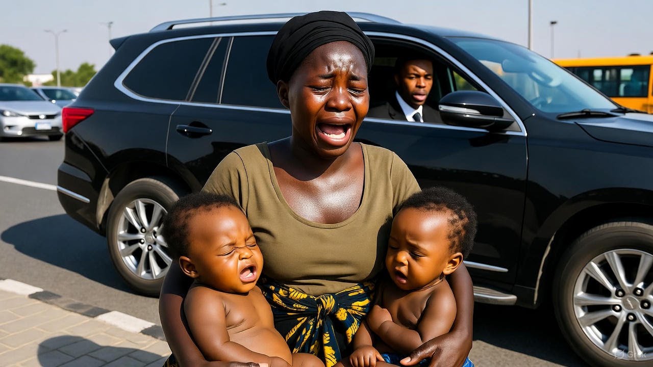 Billionaire Sees a Homeless Woman Crying Under The Hot Sun With Her Twins, What He Did Shocked Her