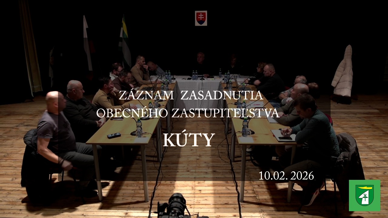 Záznam zasadnutia  obecného zastupiteľstva Kúty 10/02/2026