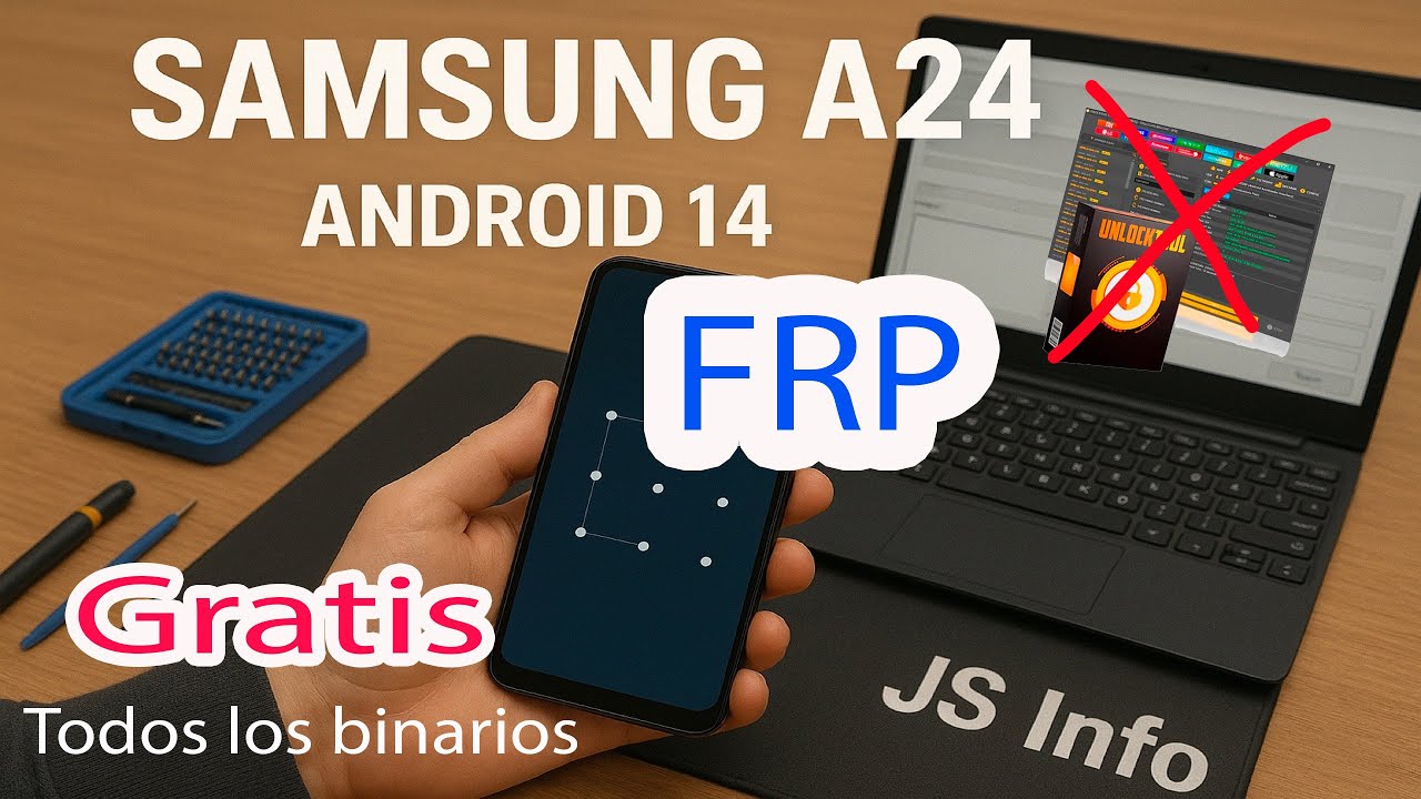 Frp Samsung A24 (A245M) Android 14 Gratis - Bypass Cuenta de Google Frp A24 Gratis