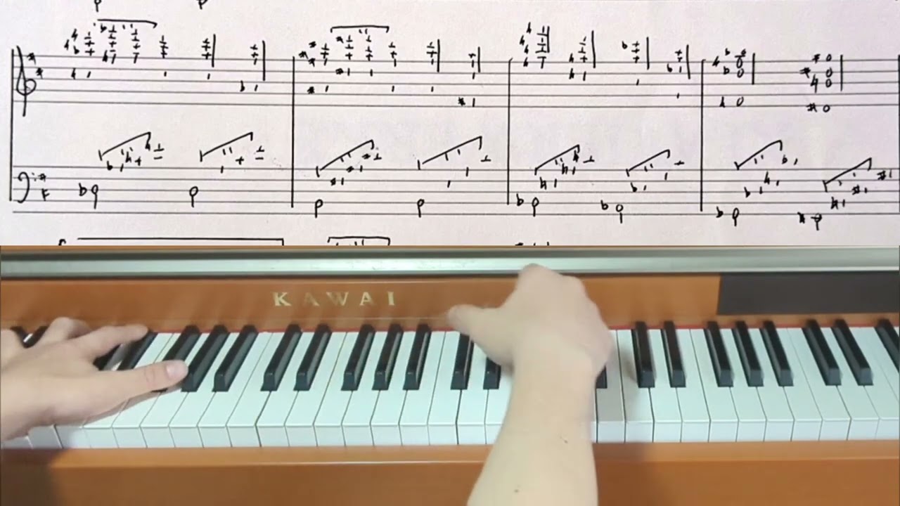 Piano Piece for World's Biggest Hands No.1475  Water Flow  - Original Piano Composition