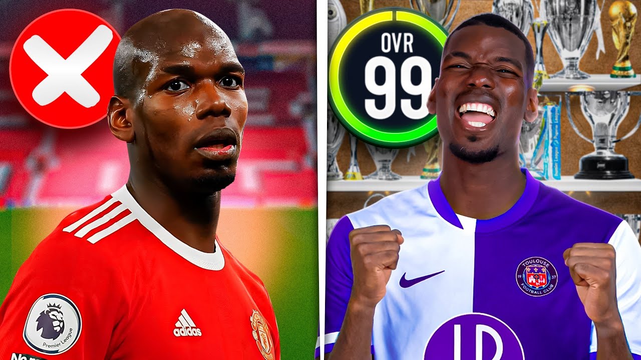 EU RECONSTRUI a CARREIRA do POGBA! | FC26 EXPERIMENTOS