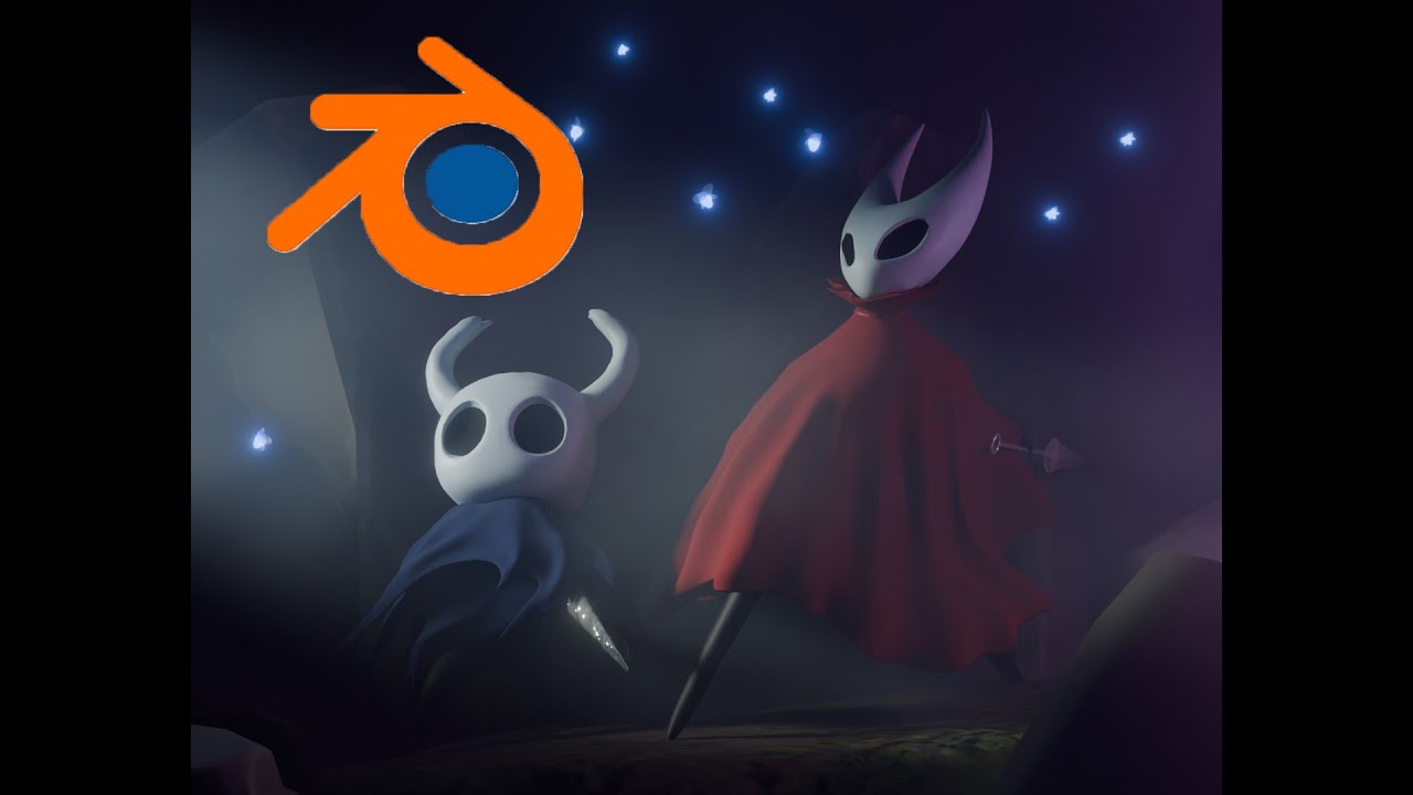 Creating a Hollow Knight scene in Blender!