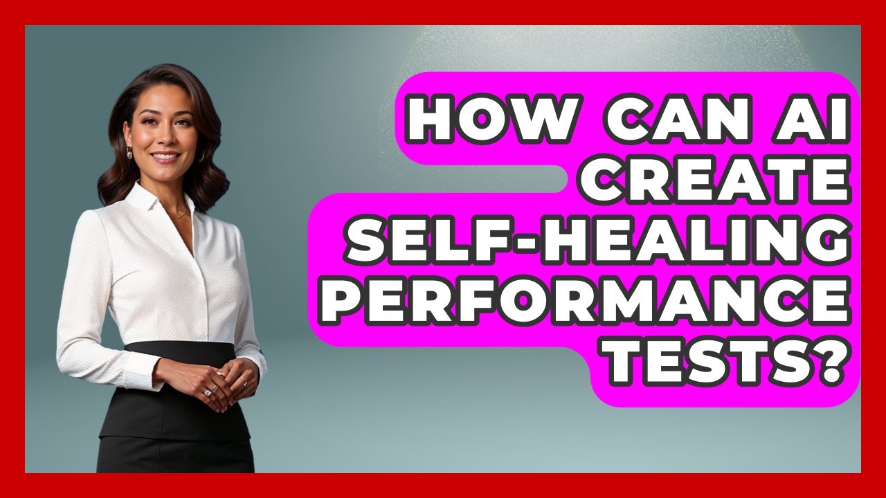 How Can AI Create Self-healing Performance Tests? - Learning To Code With AI