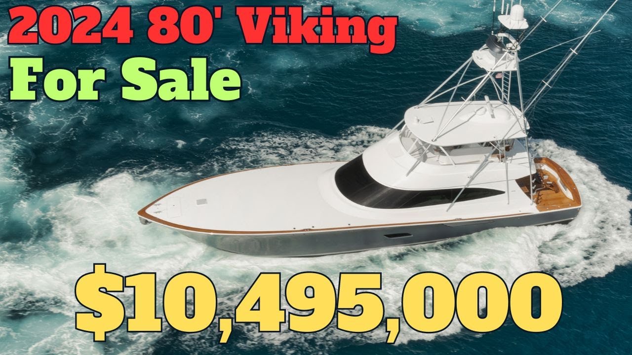 80 Viking Yachts Convertible Sportfish Boat продаётся &mdash; пошаговое руководство