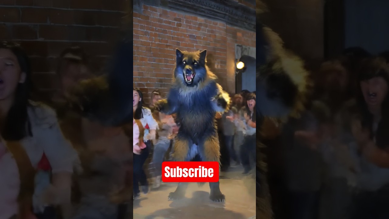 🔥 Man Transforms Into Terrifying Werewolf in Public | Cinematic Horror Short | NextEpic #love #1M