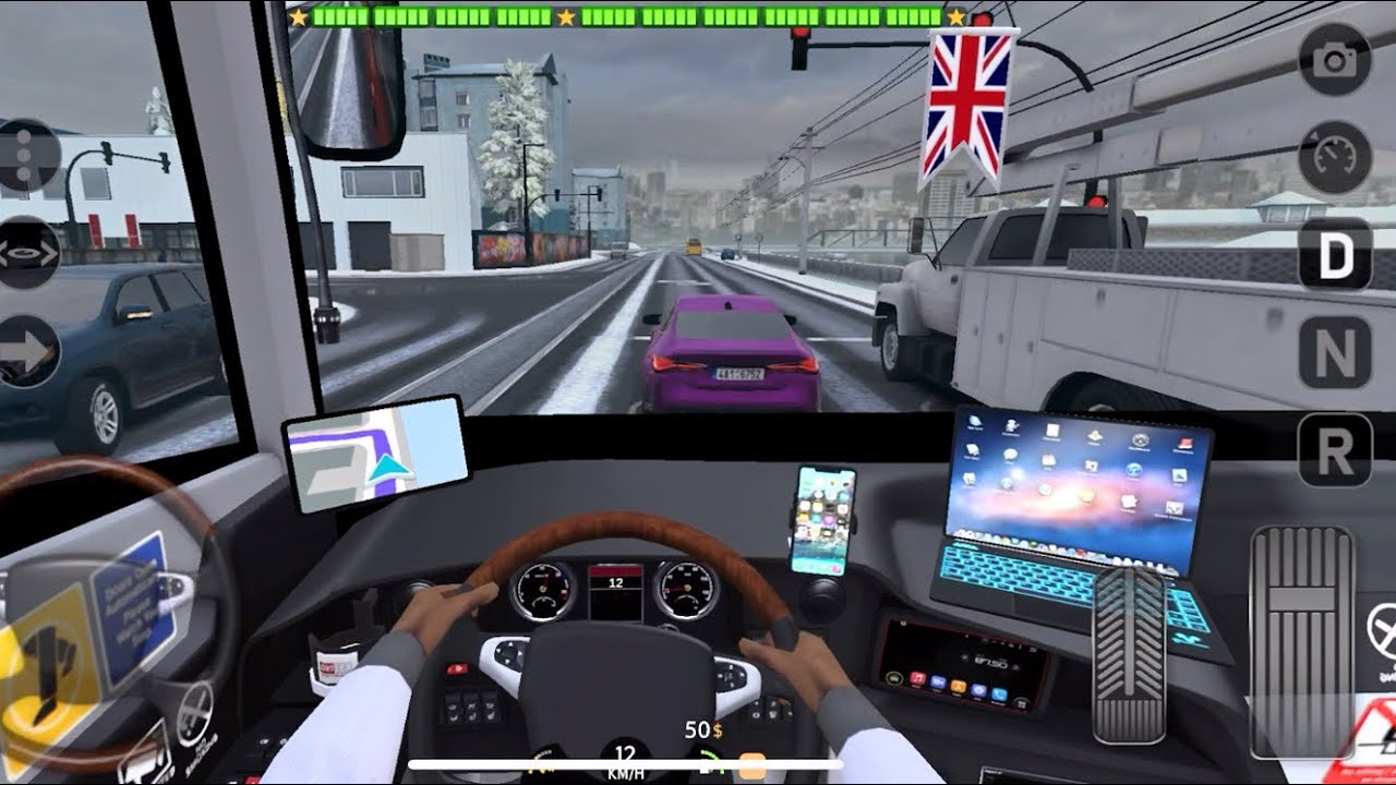Bus Simulator : EVO - Mobile Gameplay | City Bus Driving in ST. PETERSBURG