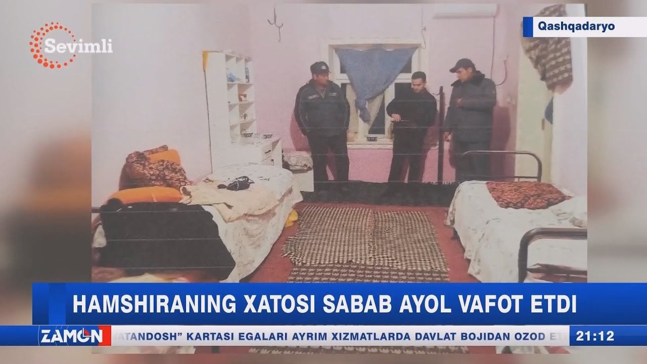 Hamshiraning xatosi sabab ayol vafot etdi (Qashqadaryo)
