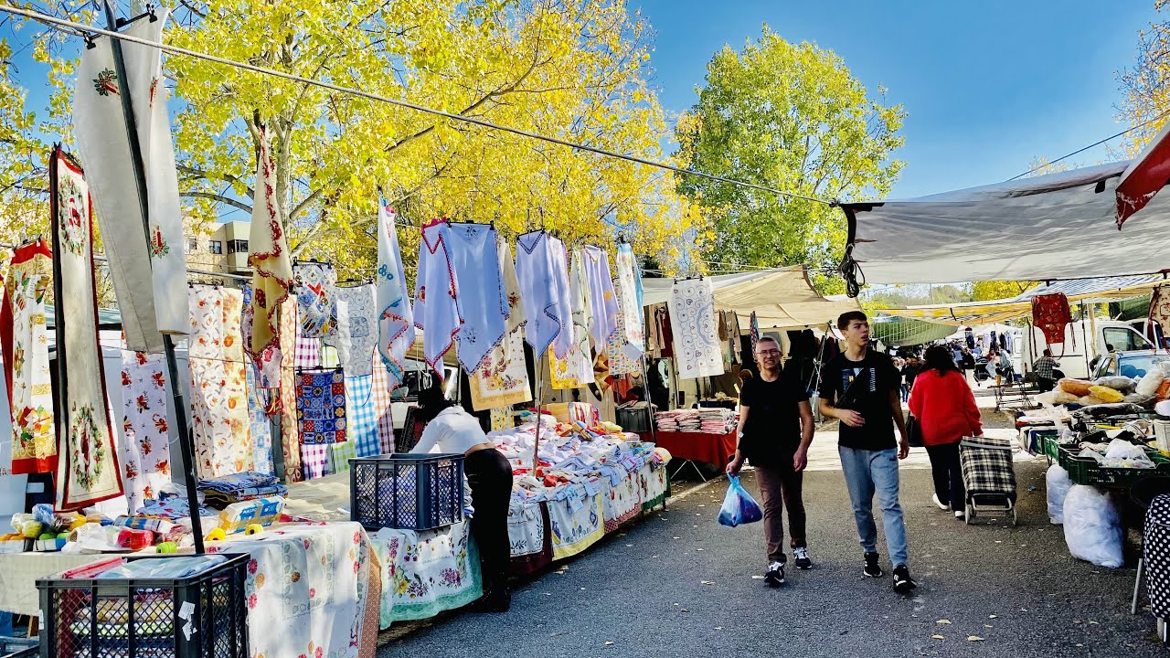 Local traditional market in Porto, Portugal