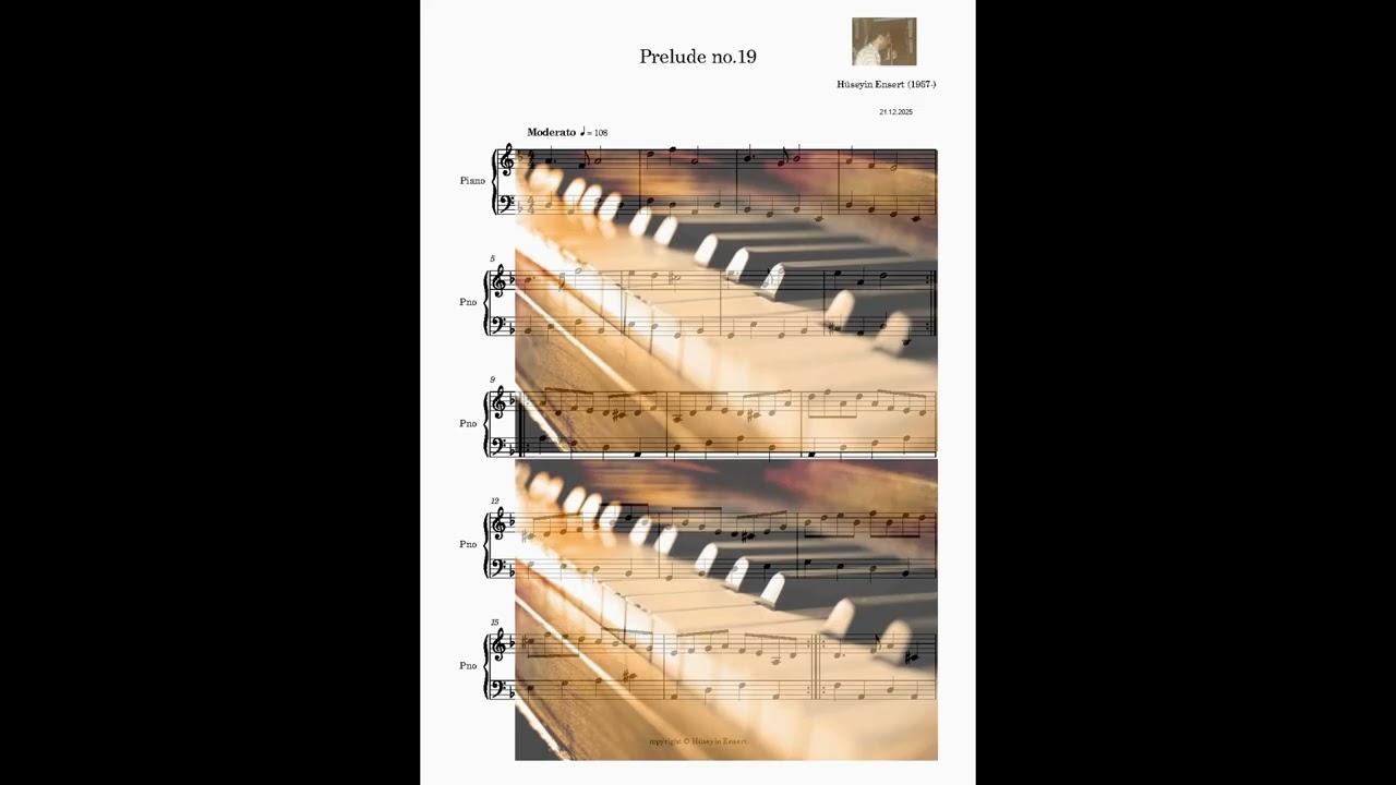 Prelude no.19 - Hüseyin Ensert