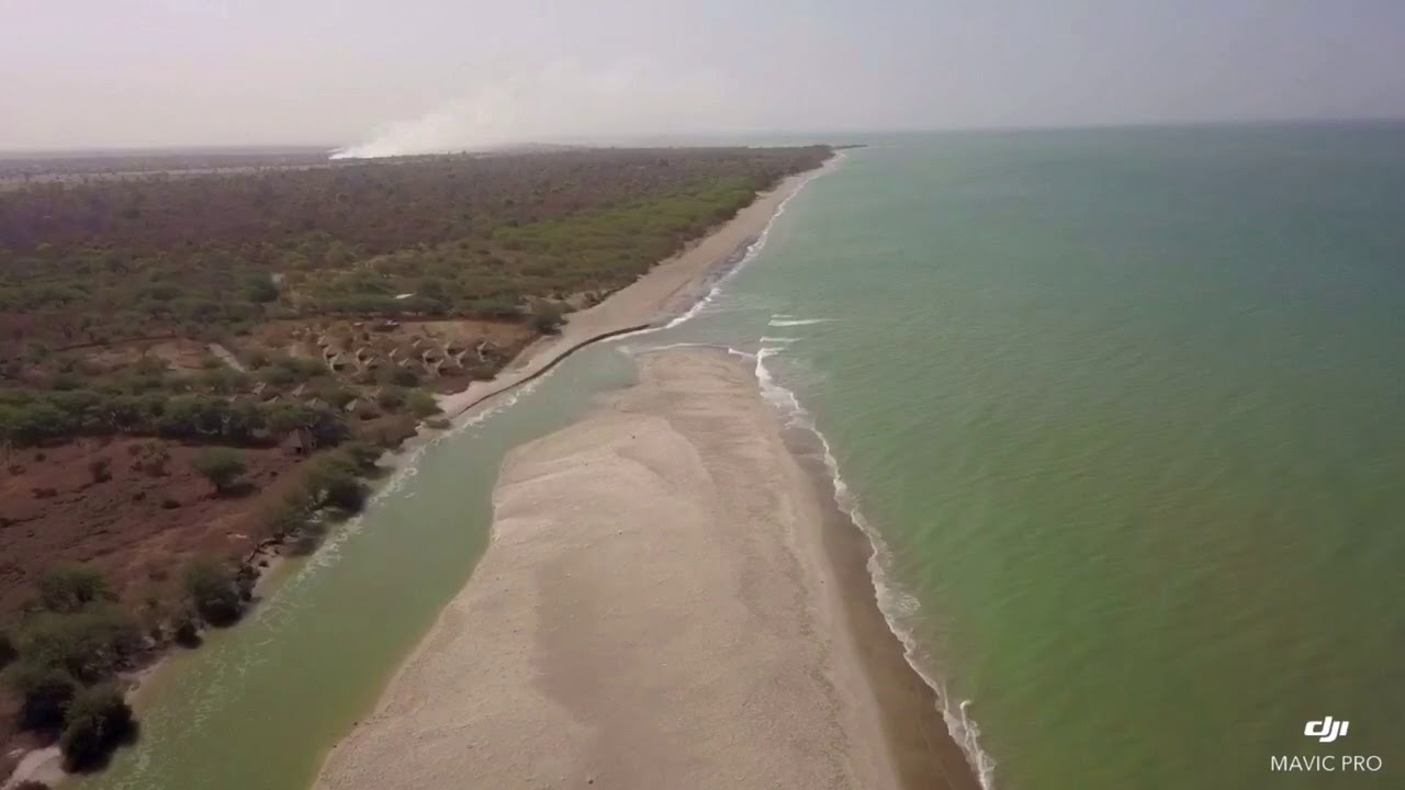 La lagune de Mbodiene, Sénégal